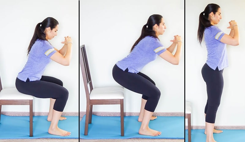 chair squats for seniors