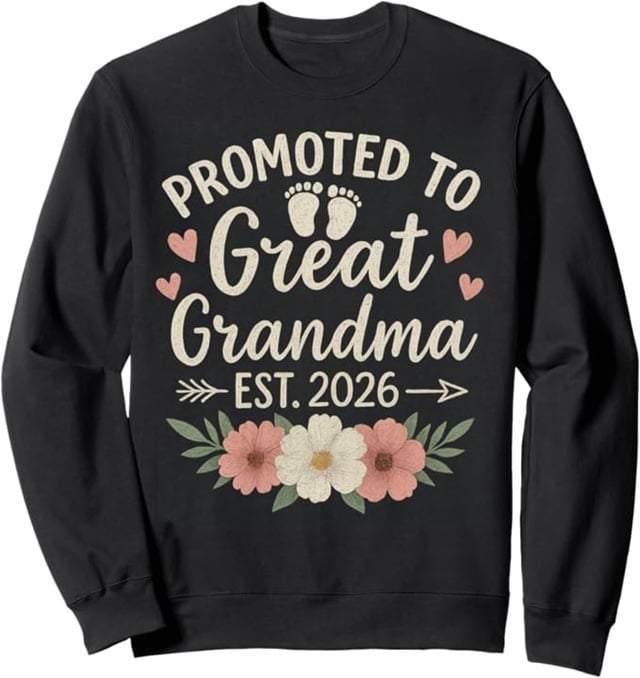 promoted to grandma sweatshirt