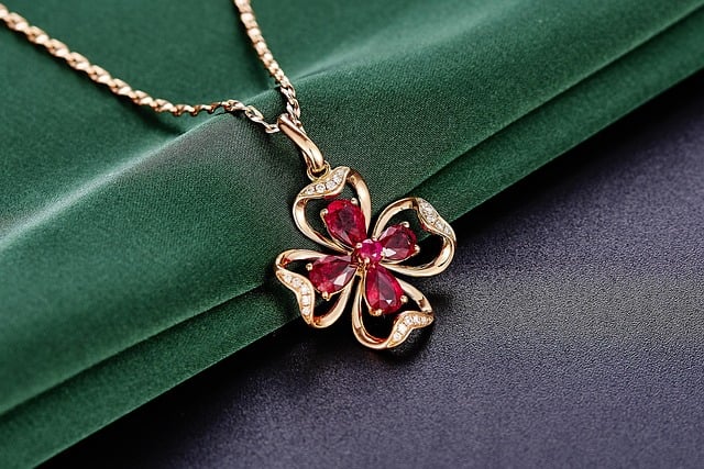 jewelry ruby pendant