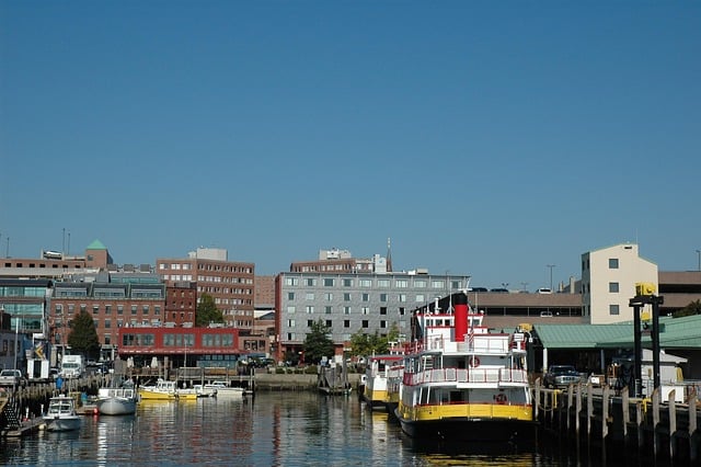 maine city nature boats