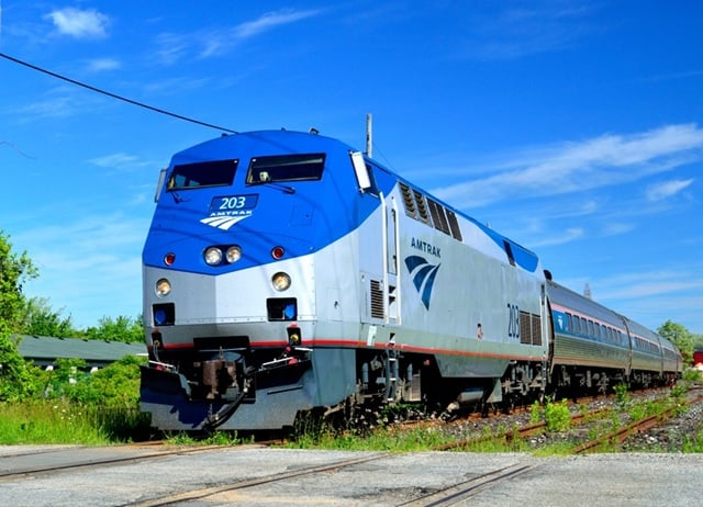 amtrak railway rail train transportation