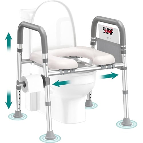 Soundfuse Toilet Seat Risers for Seniors