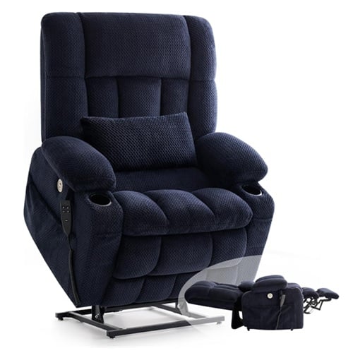 BEDHOURS Dual Motor Power Lift Recliner Chair