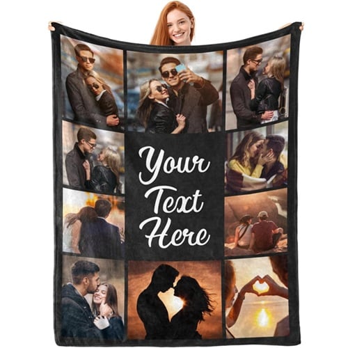 Personalized Photo Blankets or Pillows