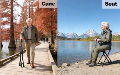 Best Walking Cane with Seat: Top 6 Rated Models
