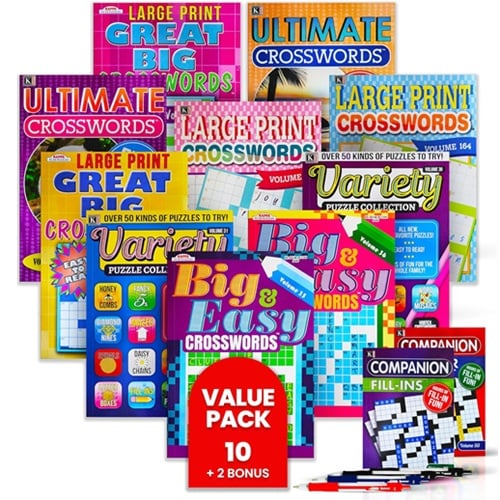 Large Print Crossword Puzzles for Seniors