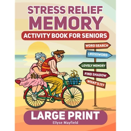 Stress Relief Memory Activity Book For Seniors