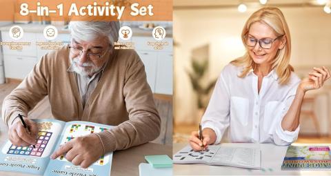 7 Best Activity Books for Seniors to Sharpen Memory & Focus