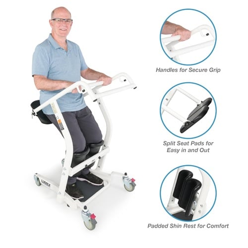 Lumex LF1600 patient lift transfer chair